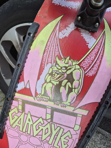 Skateboard vintage gargoyle - vintage,