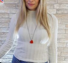 ❤️  COLLANA CUORE LEGO HEART AMORE AMICIZIA LOVE IDEA REGALO ROSSO  ❤️