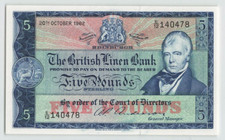 SCOZIA 5 sterline 1962