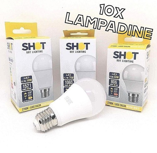 10x lampadine led shot bot - 10x,