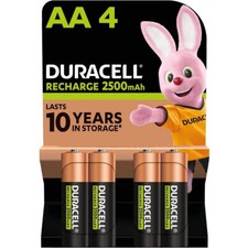 4 batterie ricaricabili aa