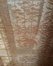 Coperta all'uncinetto fatta a mano con cotone Pellicano 24 mesi di lavorazione 