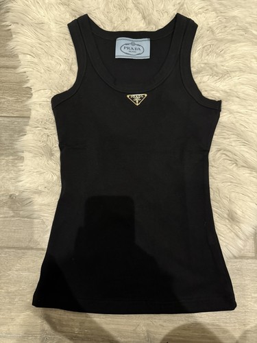 Canotta donna prada nera - canotta, s