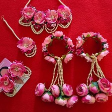 Haldi Flower Baby Shower Set