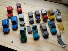 Lot de 14 Citroen 2cv 2 cv Dyane Norev épaves pièces pour restauration vintage