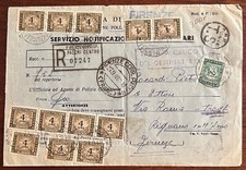 REP. ITALIANA-RACCOMANDATA ATTI GIUDIZIARI DA FIRENZE PER RIGNANO SULL' ARNO