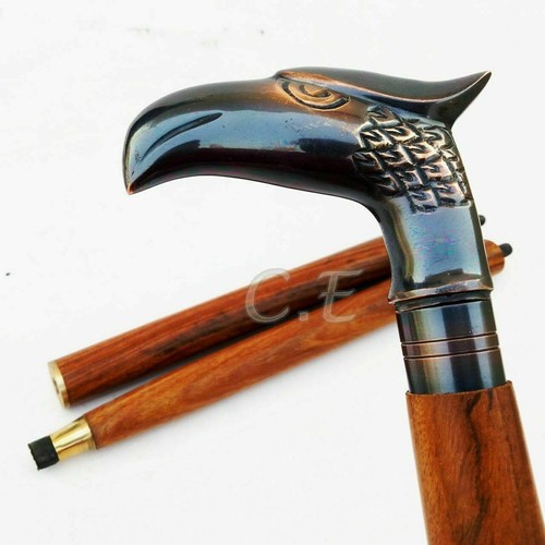 Manico con testa aquila - con,