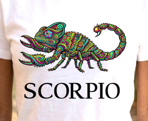 Maglietta scorpione segno - maglietta,