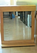 SPECCHIO da bagno ( legno