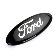 Stemma Logo FORD mm 114 X 43 colore BLACK CROME