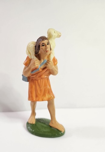 Antico pastore per presepe - , con