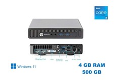 PC HP 600 G1 MINI INTEL I5 3,00 GHz + 4 GB RAM + 500 GB + ALIMENTATORE