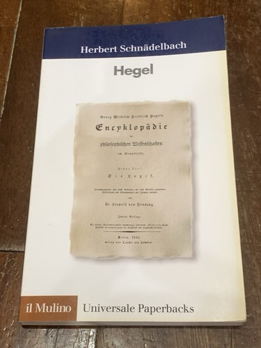 Herbert schnädelbach hegel - herbert, schnädelbach,