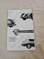 Brochure vintage 1956 Porsche