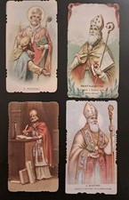 LOTTO DI 4 ANTICHI SANTINI