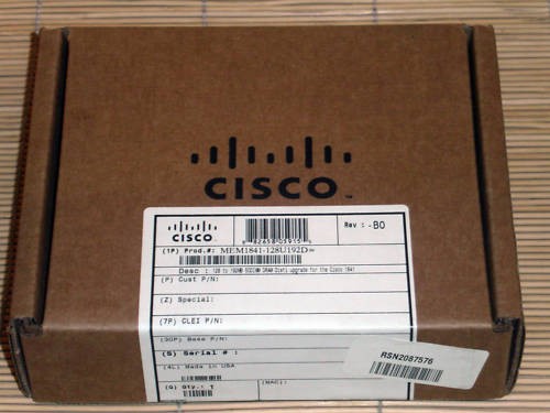 Cisco mem1841 128u192d ram per - cisco,