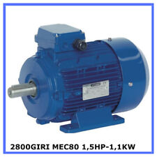motore elettrico trifase 2800 giri V380 per compressore betoniera mec80  1,5HP