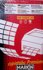 Markin Etichette Adesive C/510 Confezione Da 100Fogli Da 24 Formato A4 Cm 7X3,7 