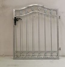 Porta da giardino porta cancello in ferro battuto anello-GT100/100S zincato a...