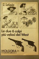 *ADVERTISING PUBBLICITA' PISTOLA 6 COLPI MOLGORA     - 1973