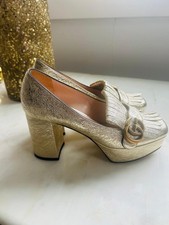 Gucci Marmont Platform Platino