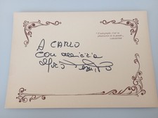 MARIO TESSUTO AUTOGRAFO