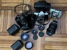 Vintage Camera & Lens Lot –