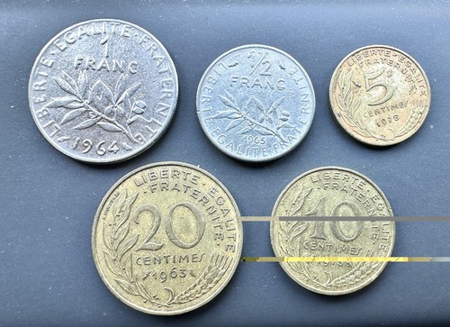 Monete francesi 1 - 1, franco