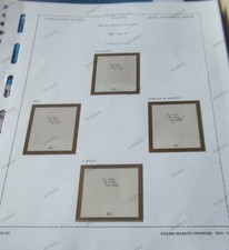 FOGLI D'ALBUM EURALBO  - GRANDI MAESTRI FRANCESI - ANNI 1961/74 ( 15 FOGLI )