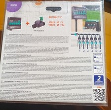 Programmatore Elettronico Claber Multipla DC 9V 6 Stazioni | 8060