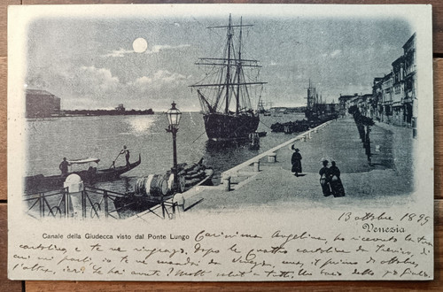 1899 venezia giudecca col - venezia, da