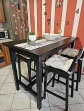 SET TAVOLO 4 SEDIE IKEA COLORE NERO