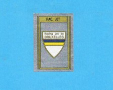 BELGIO-FOOTBALL 84-PANINI-Figurina n.346-B- RAC.JET -SCUDETTO/BADGE-Recuperata