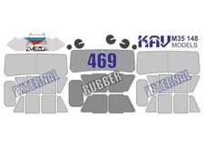 Maschera di vernice 1/35 per UAZ-469 (Zvezda)