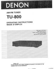 Denon TU-800 Sintonizzatore