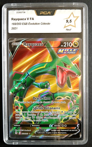 Carte pokémon rayquaza v - pokémon,