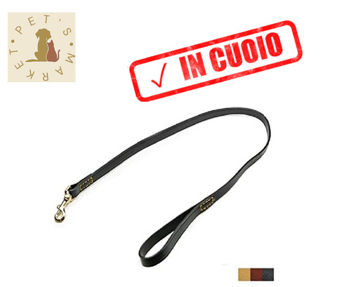 Guinzaglio cuoio cucito a - guinzaglio,