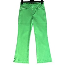 Pantalone svasato ZARA verde