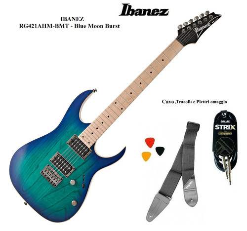 Ibanez rg421ahm blue moon - ibanez,