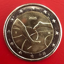 2 Euro Commemorativo Finlandia 2025 - 100 Anni Gara di Atletica FDC