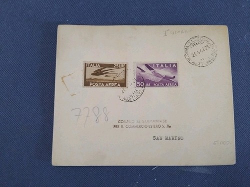 Fdc viaggiata 1947 rara - fdc,