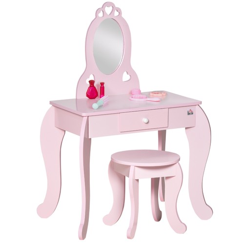 Homcom tavolo trucco - tavolo,