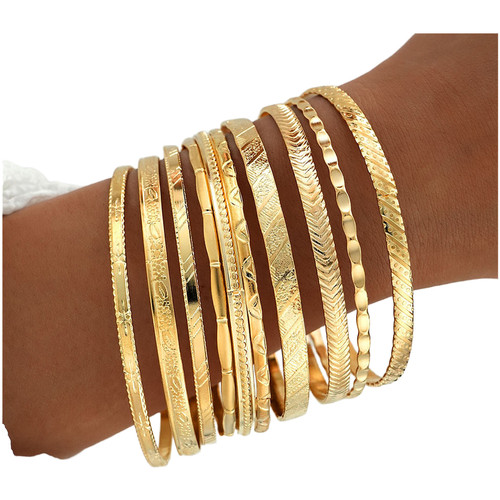 Bracciale largo lucido - , a