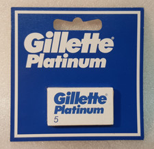 5 lame GILLETTE PLATINUM