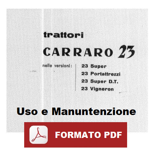 Carraro super manuale - 23,