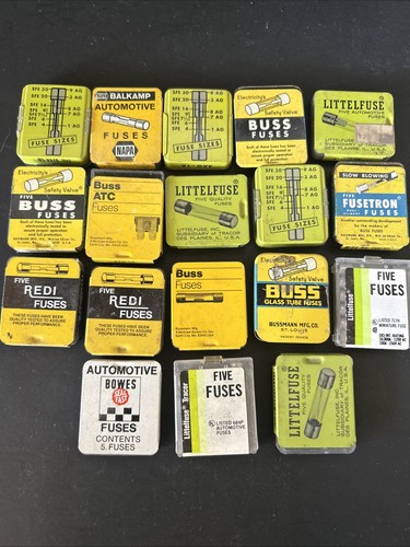 Buss fusibili vintage - , tubolare