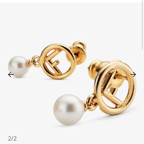 Orecchini perle fendi is - di,