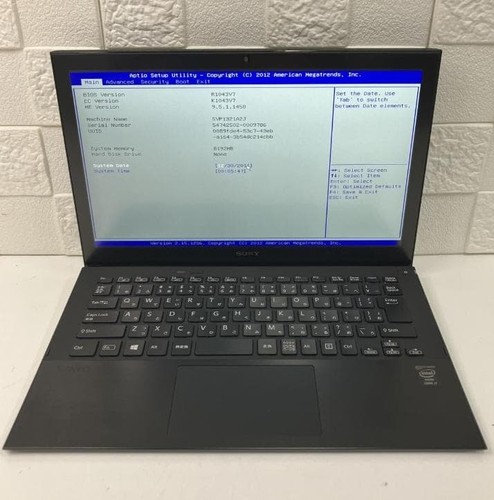 Sony vaio svp1321a2j - svp1321a2j, i7