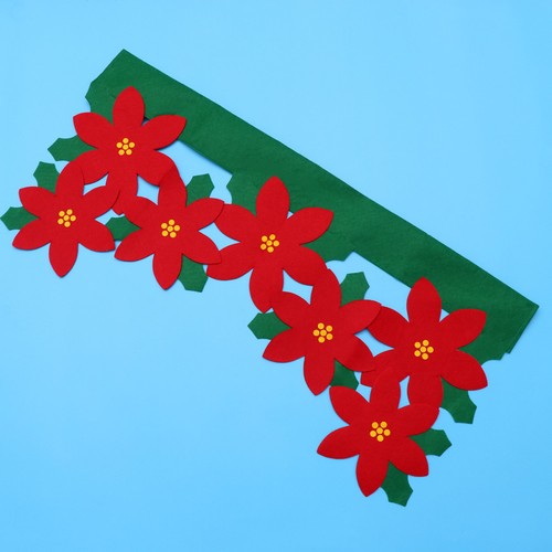 Natalizia per fiori valance - per,