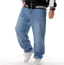 Jeans uomo blu denim cotone